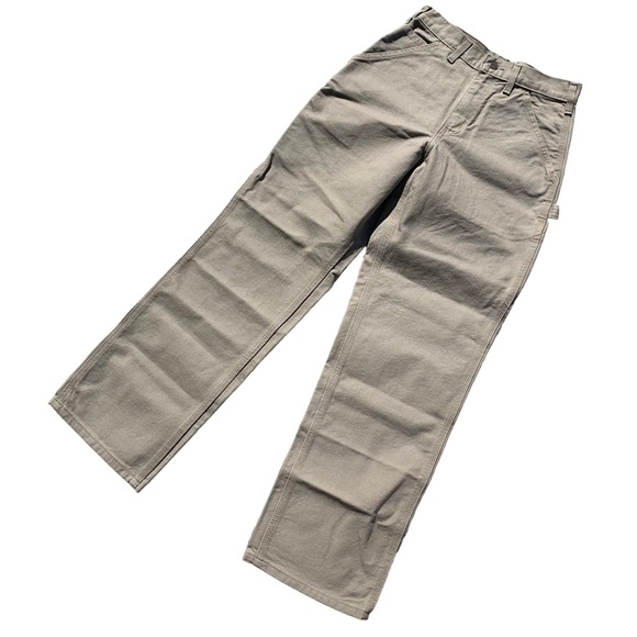 Carhartt Pants Carhartt Cream Original Dungaree Fit Work Carpenter — free download